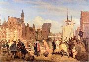 Wojciech Gerson Gdansk in the 17th century. oil on canvas